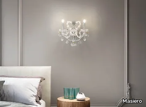 AQABA A 2/44/37 - Wall lamp with crystals _ Masiero