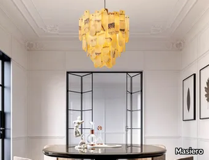 ROYALE S 9/50/55 - Onyx pendant lamp _ Masiero