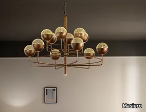 IGLÙ S12+1 - LED metal pendant lamp _ Masiero