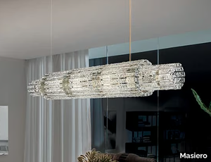 VEGAS BIL 180 - LED glass pendant lamp _ Masiero