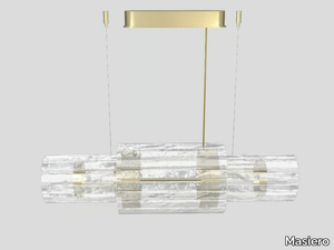 VEGAS BIL 90 - LED glass pendant lamp _ Masiero