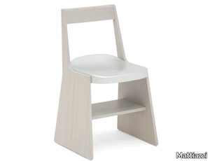 MC19 FRONDA - Sled base pine chair with footrest _ Mattiazzi