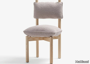 MC25 PAF PAF - Upholstered ash and fabric chair _ Mattiazzi