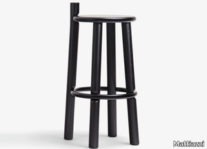 MC27 DOPO - High ash stool with metal footrest _ Mattiazzi