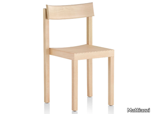 MC14 PRIMO - Stackable beech chair open back _ Mattiazzi