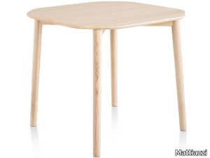 MC12 TRONCO - Square ash table _ Mattiazzi