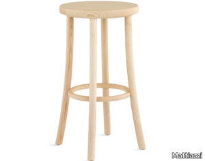 MC18 ZAMPA - High ash stool with footrest _ Mattiazzi