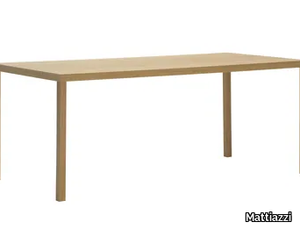 MC14 PRIMO - Rectangular oak table _ Mattiazzi