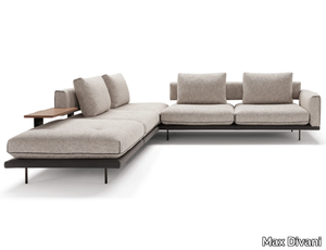 PERCY - Corner sectional leather sofa _ Max Divani