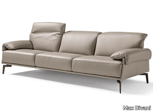 NORMA - 3 seater leather sofa _ Max Divani