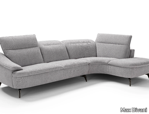 MEDEA - Corner sectional fabric sofa _ Max Divani