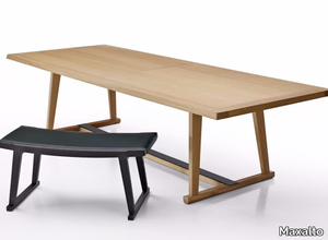 RECIPIO '14 - Rectangular oak table _ Maxalto