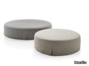 NIDUS - Upholstered round fabric pouf _ Maxalto