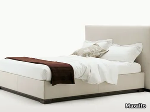 BAUCI - Fabric storage bed with upholstered headboard _ Maxalto