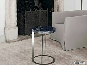 LITHOS - Round marble coffee table _ Maxalto