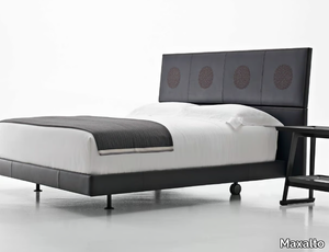 ERIK - Leather double bed _ Maxalto