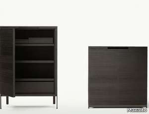 MIDA - Wooden highboard with doors _ Maxalto