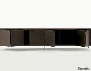 TITANES - Wooden sideboard with doors _ Maxalto