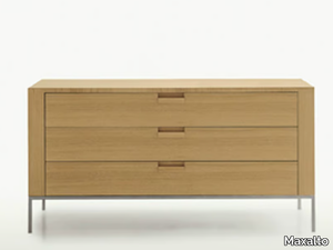 TITANES - Wooden chest of drawers _ Maxalto