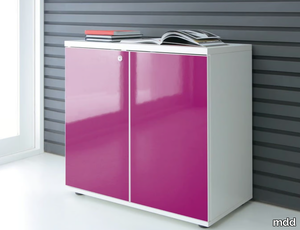 GLOSS - Office storage unit with hinged doors _ mdd