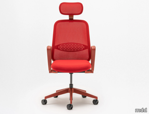 HI DRIVE - Swivel fabric office chair with headrest _ mdd