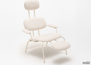 NEW SCHOOL - Fabric armchair with headrest _ mdd