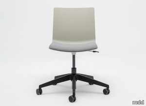 SHILA - Height-adjustable plastic chair with 5-spoke base with integrated cushion _ mdd