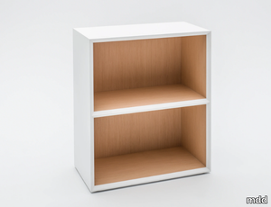 GRAVITY - Open melamine-faced chipboard office shelving _ mdd