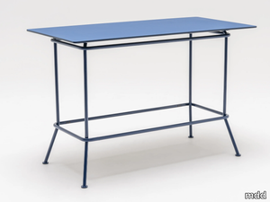 NEW SCHOOL - Rectangular metal high table _ mdd