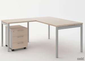 OGI_Y - L-shaped melamine-faced chipboard workstation desk _ mdd