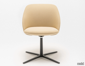 PARALEL - Upholstered with 4-spoke base fabric chair _ mdd