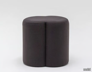 MIX - Upholstered modular oval fabric pouf _ mdd