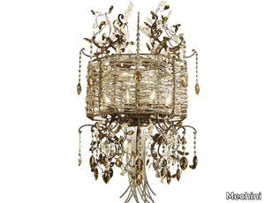 L331 - Wrought iron chandelier with crystals _ Mechini