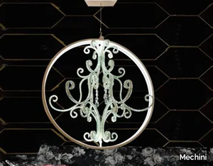 GIRÒ - Pendant lamp with crystals _ Mechini