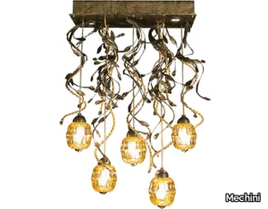 BRAID - Wrought iron chandelier _ Mechini