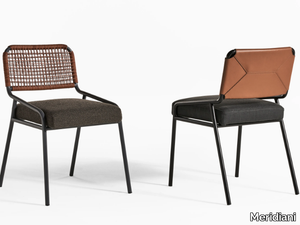 TAI - Fabric and leather chair _ Meridiani