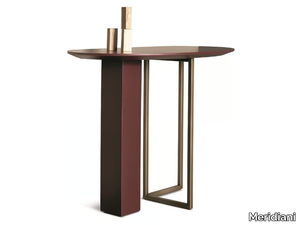 ABEL - Demilune marble console table _ Meridiani