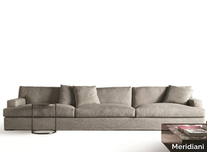 JAMES LARGE - Modular fabric sofa with removable cover _ Meridiani