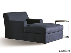 JAMES SLIM - Upholstered fabric day bed _ Meridiani