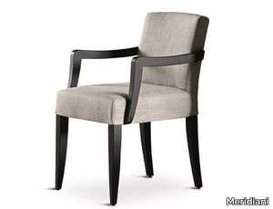 KERR DUE - Upholstered fabric chair with armrests _ Meridiani