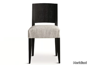 KERR TRE - Oak chair with integrated cushion _ Meridiani