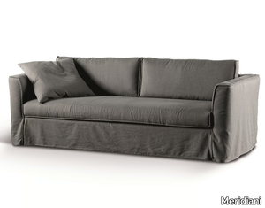 LAW - Fabric sofa bed with removable cover _ Meridiani