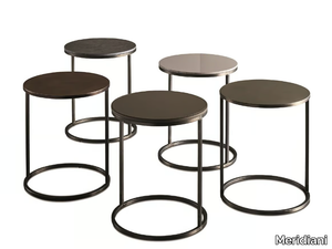 PEK - Round metal coffee table _ Meridiani