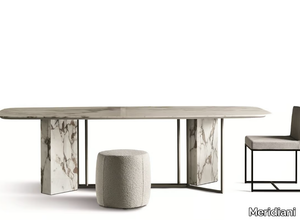 PLINTO - Marble table _ Meridiani