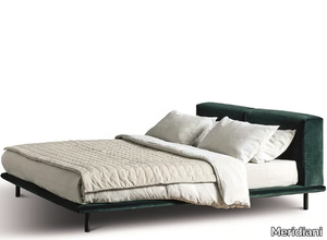 TIMOTHY - Fabric double bed with removable cover with upholstered headboard _ Meridiani