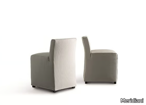 WESS - Upholstered fabric chair with removable cover _ Meridiani