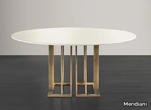 CHARLIE - Wooden dining table _ Meridiani