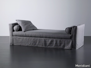 LAW - Upholstered fabric day bed _ Meridiani