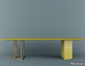 PLINTO - Rectangular dining table _ Meridiani