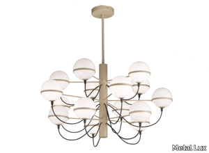 GIRO - LED glass chandelier _ Metal Lux